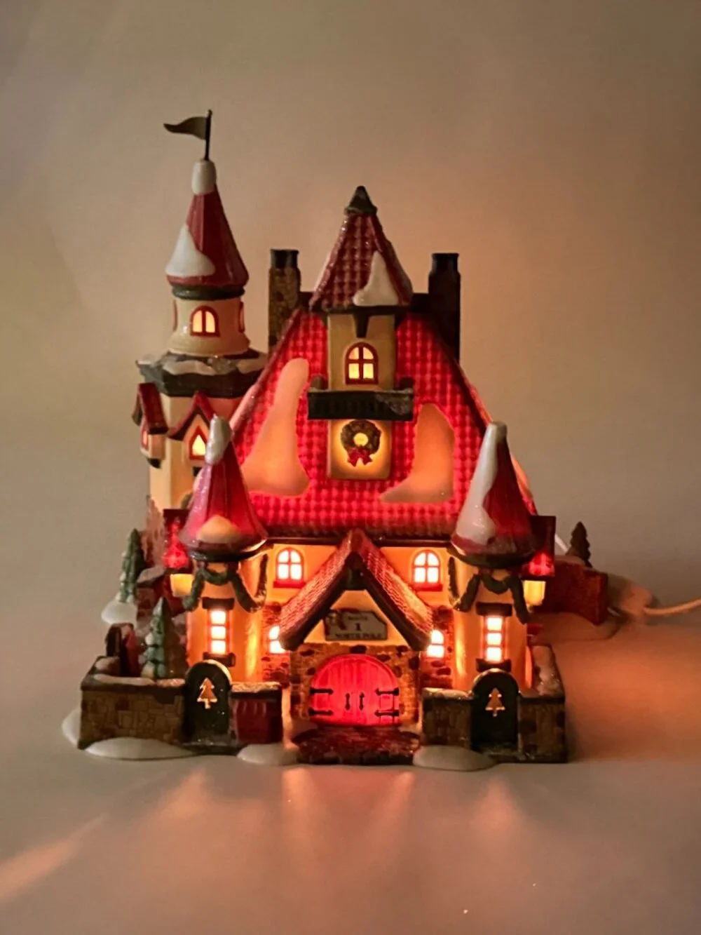 Vintage Dept 56 Route 1 North Pole 